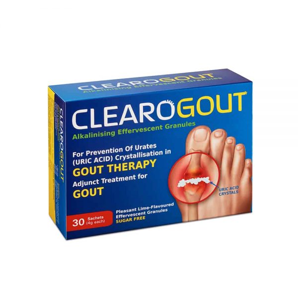 clearogout - adjunct treatment for gout