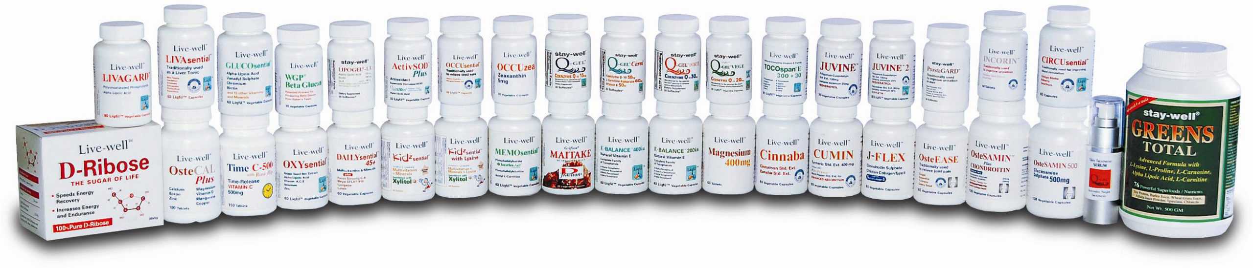 Live well Product Range 1 scaled Livewell2u