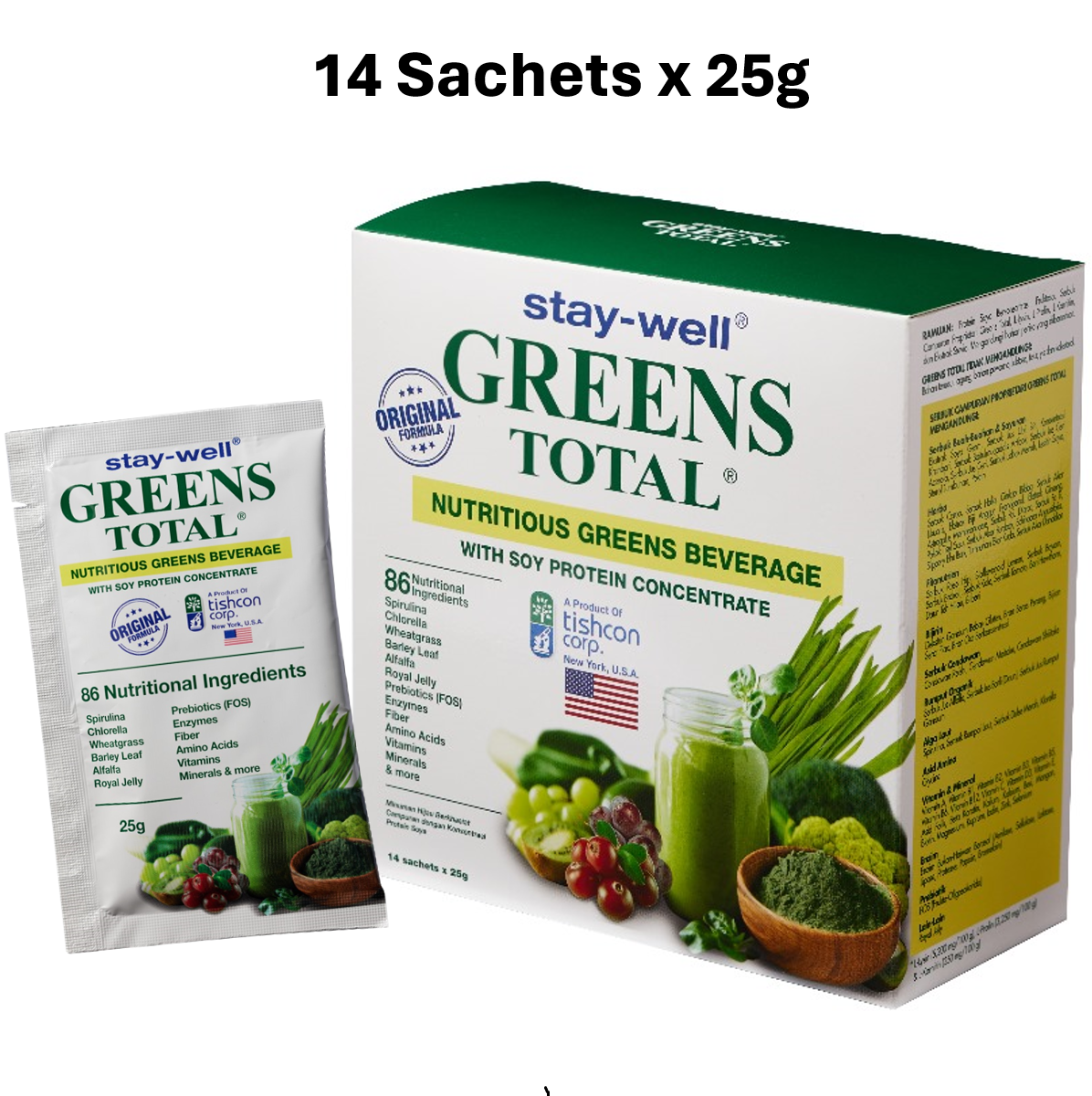 14 sachets