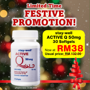 Active CoQ10 clearance energy heart health